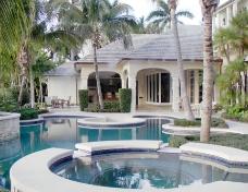 residential outdoor cooling mist line